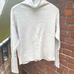 Wilfred merino sweater with mock neck